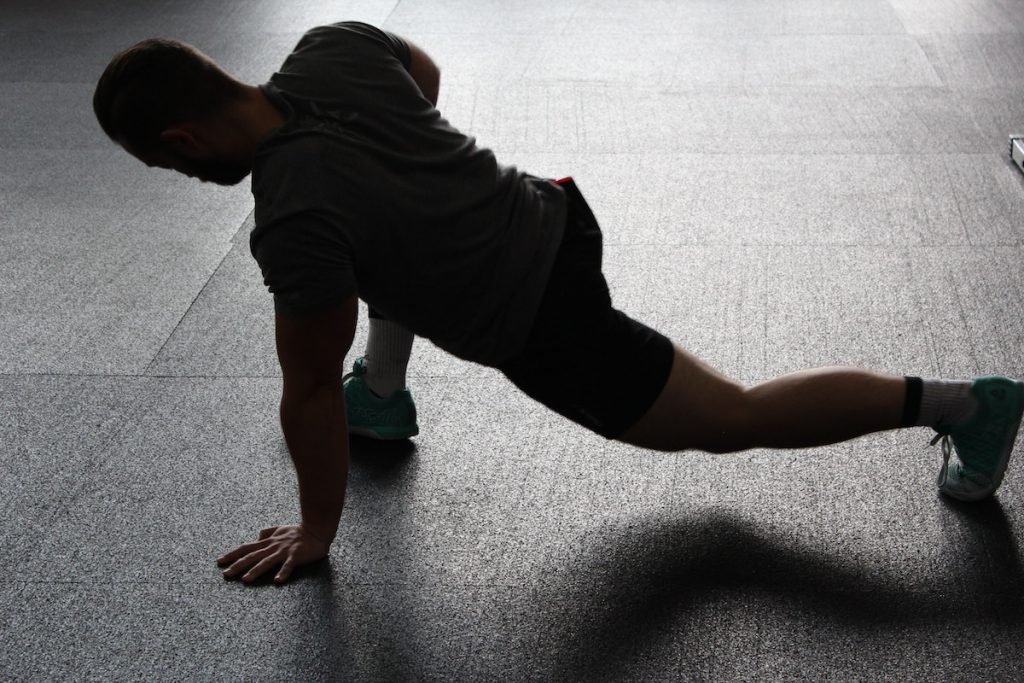 stretching before running